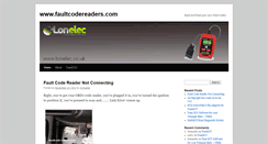Desktop Screenshot of faultcodereaders.com